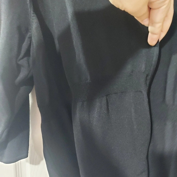 Lane Bryant Black Open Front 3/4 Sleeve Cardigan in Size 22/24 3X - Picture 5 of 8